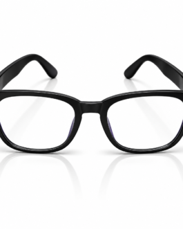 Unisex Black Square Rectangle Eyeglasses for Men & Women | Clear Lens Full-Rim Spectacle Frame | Classic Fashion Eyewear for Office, College & Everyday Wear