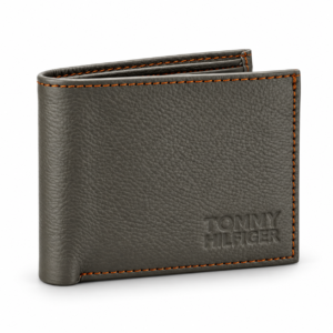 Men’s Premium Dark Grey Bifold Wallet | Textured Finish | Multiple Card Slots & Cash Compartment | Slim Compact Wallet for Daily Use, Office, Travel & Gifting