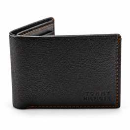 Men’s Premium Black Bifold Wallet | Smooth Textured Finish | Multiple Card Slots & Cash Compartment | Slim Compact Wallet for Daily Use, Office, Travel & Gifting