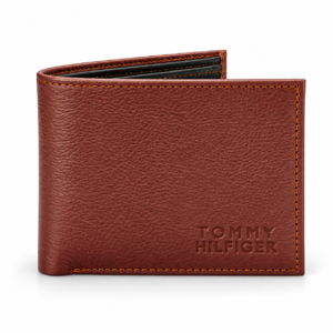 Men’s Premium Brown Bifold Wallet | Smooth Textured Finish | Multiple Card Slots & Cash Compartment | Slim Compact Wallet for Daily Use, Office, Travel & Gifting