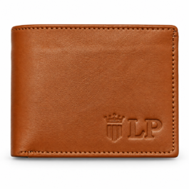 Men’s Premium Tan Brown Bifold Wallet | Smooth Textured Finish | Multiple Card Slots & Cash Compartment | Slim Compact Wallet for Daily Use, Office, Travel & Gifting