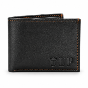 Men’s Premium Black Bifold Wallet | Textured Finish | Multiple Card Slots & Cash Compartment | Slim Compact Wallet for Daily Use, Office, Travel & Gifting