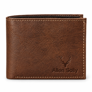 Men’s Premium Brown Bifold Wallet | Textured Finish | Multiple Card Slots & Cash Compartment | Slim Compact Wallet for Daily Use, Office, Travel & Gifting