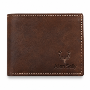 Men’s Premium Dark Brown Bifold Wallet | Textured Finish | Multiple Card Slots & Cash Compartment | Slim Classic Wallet for Daily Use, Office, Travel & Gifting