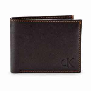Men’s Premium Bifold Wallet | Dark Brown Textured Finish | Multiple Card Slots, Cash Compartment & Coin Pocket | Slim Everyday Wallet for Men