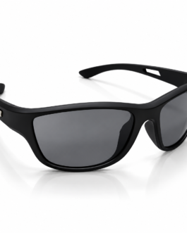 Unisex Black Rectangle Sports Sunglasses for Men & Women | Dark Smoke Grey Lens | Stylish Lightweight-Look Frame for Driving, Travel & Outdoor Wear