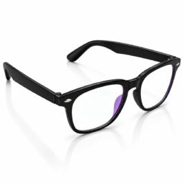 Unisex Black Square Rectangle Eyeglasses for Men & Women | Clear Lens Full-Rim Spectacle Frame | Classic Fashion Eyewear for Office, College & Everyday Wear