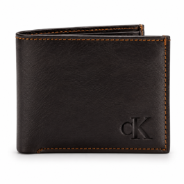 Men’s Premium Bifold Wallet | Dark Brown Textured Finish | Multiple Card Slots, Cash Compartment & Coin Pocket | Slim Everyday Wallet for Men