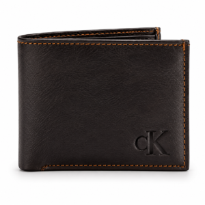 Men’s Premium Bifold Wallet | Dark Brown Textured Finish | Multiple Card Slots, Cash Compartment & Coin Pocket | Slim Everyday Wallet for Men