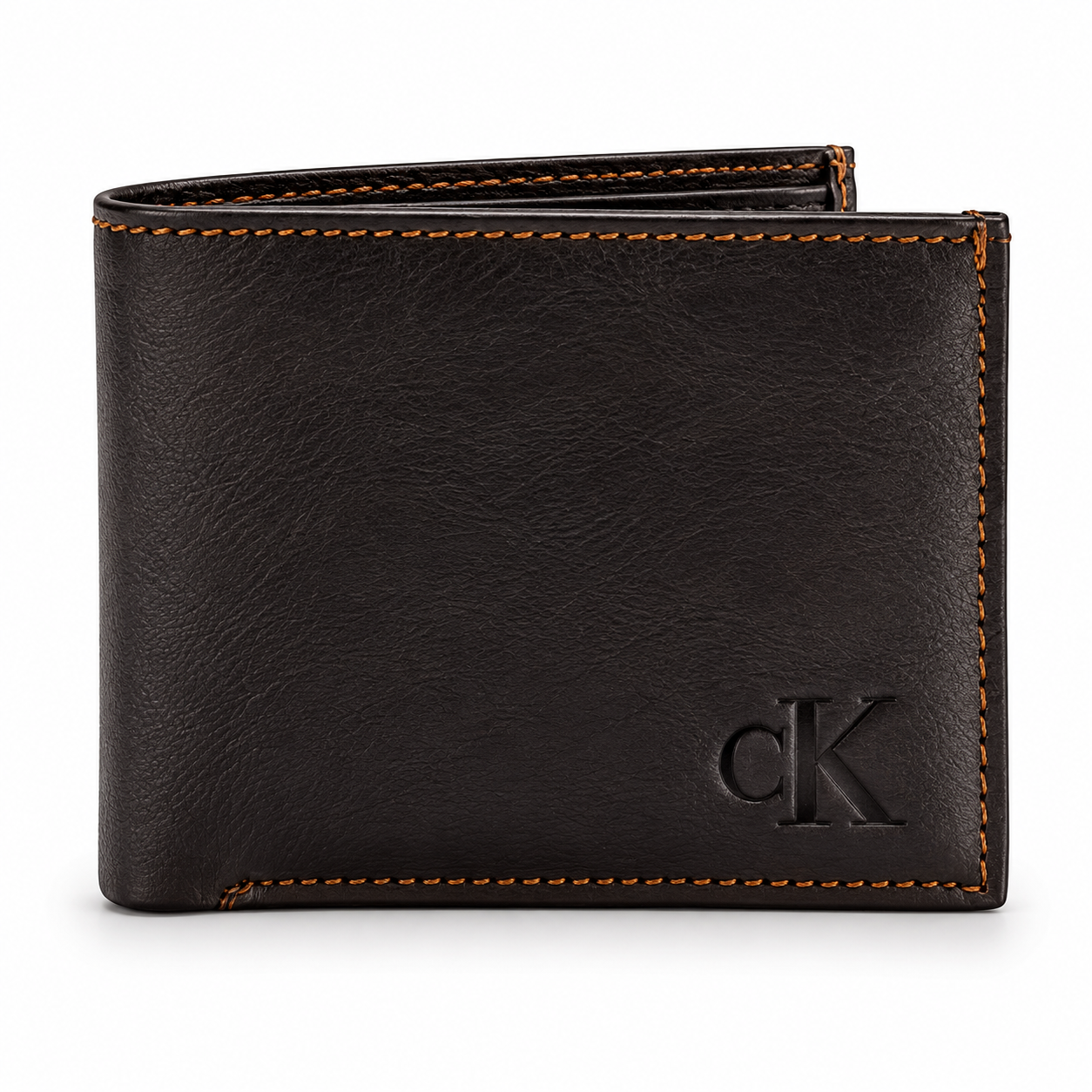 Men’s Premium Bifold Wallet | Dark Brown Textured Finish | Multiple Card Slots, Cash Compartment & Coin Pocket | Slim Everyday Wallet for Men - Image 2