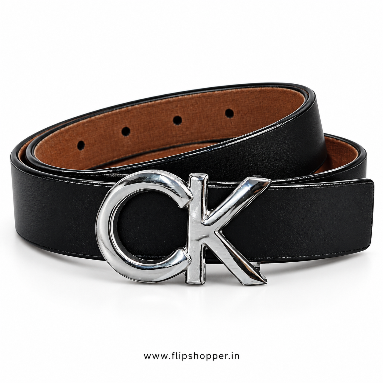 Girls' Black Fashion Belt with Silver-Tone CK-Style Letter Buckle | Premium Leather-Look Waist Belt with Adjustable Fit for Jeans, Dresses, Skirts & Casual Wear - Image 7