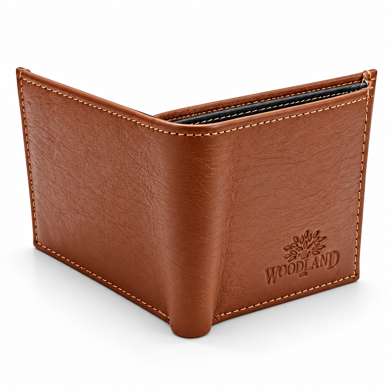 Men’s Premium Brown Bifold Wallet | Textured Finish | Multiple Card Slots & Cash Compartment | Slim Classic Wallet for Daily Use, Office, Travel & Gifting - Image 3