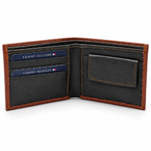 Men’s Premium Brown Bifold Wallet | Smooth Textured Finish | Multiple Card Slots & Cash Compartment | Slim Compact Wallet for Daily Use, Office, Travel & Gifting
