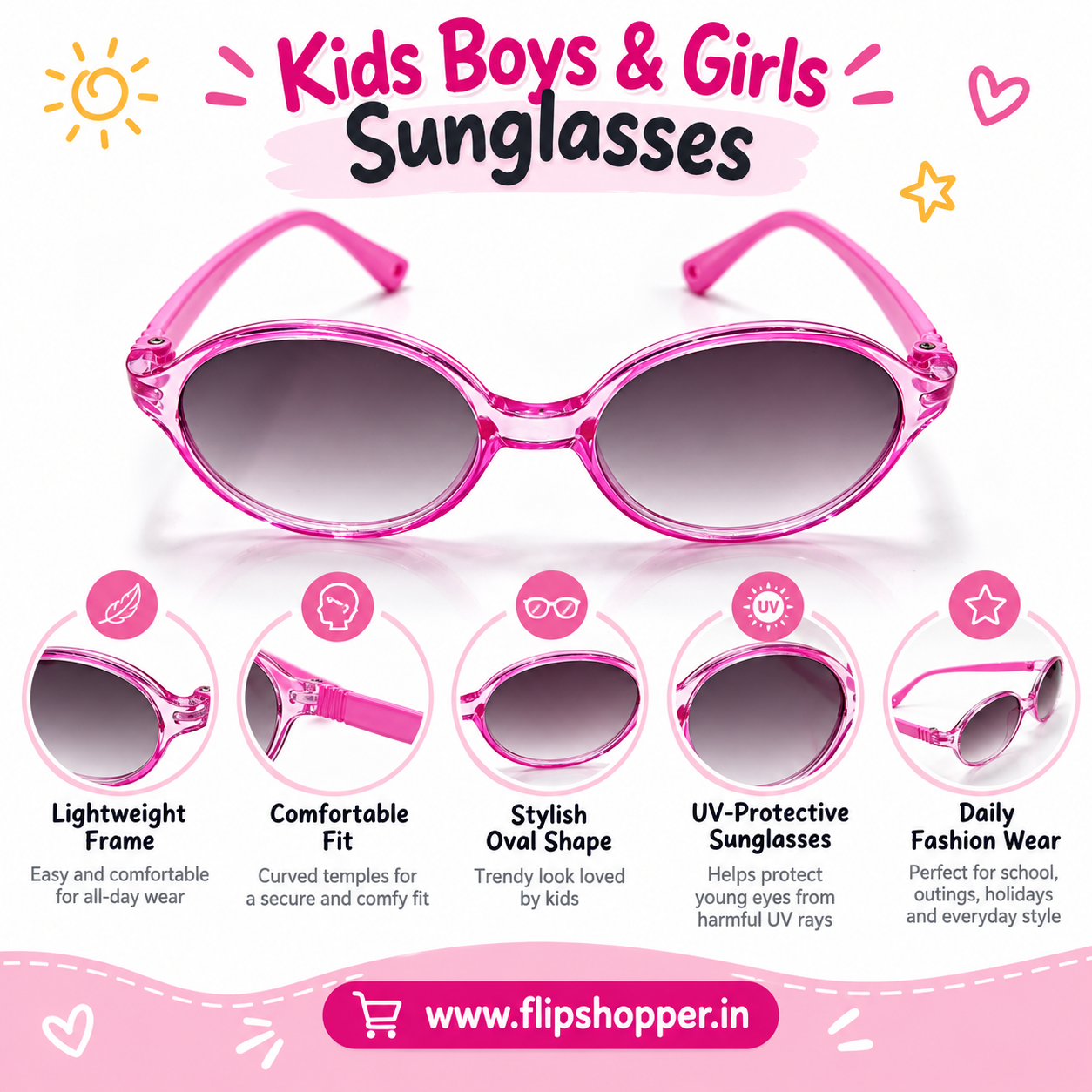 Kids' Fun Everyday Accessory & Gift Idea | Style 21220 – Pack of 2 - Image 6