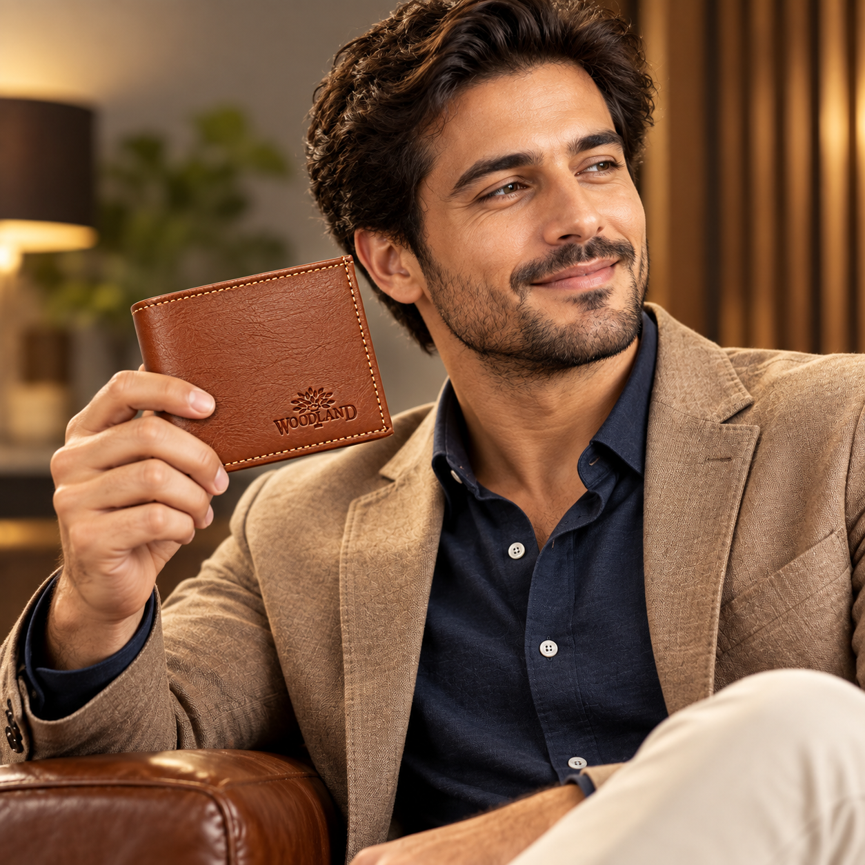 Men’s Premium Brown Bifold Wallet | Textured Finish | Multiple Card Slots & Cash Compartment | Slim Classic Wallet for Daily Use, Office, Travel & Gifting - Image 6