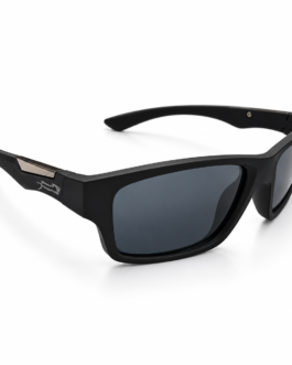 Unisex Black Sports Sunglasses for Men & Women | Dark Smoke Lens | Stylish Wraparound Rectangle Frame | Casual, Driving & Outdoor Eyewear