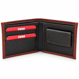 Men’s Premium Burgundy Bifold Wallet | Textured Finish | Multiple Card Slots & Cash Compartment | Slim Compact Wallet for Daily Use, Office, Travel & Gifting