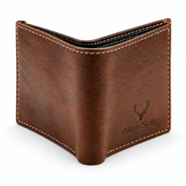 Men’s Premium Brown Bifold Wallet | Textured Finish | Multiple Card Slots & Cash Compartment | Slim Compact Wallet for Daily Use, Office, Travel & Gifting