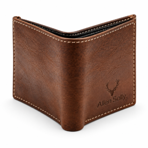 Men’s Premium Brown Bifold Wallet | Textured Finish | Multiple Card Slots & Cash Compartment | Slim Compact Wallet for Daily Use, Office, Travel & Gifting