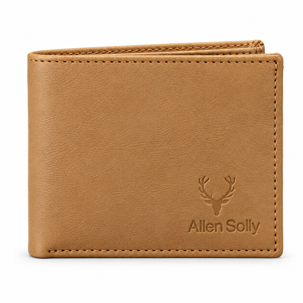 Men’s Premium Tan Brown Bifold Wallet | Stylish Textured Finish | Multiple Card Slots & Cash Compartment | Slim Everyday Wallet for Men - Image 3