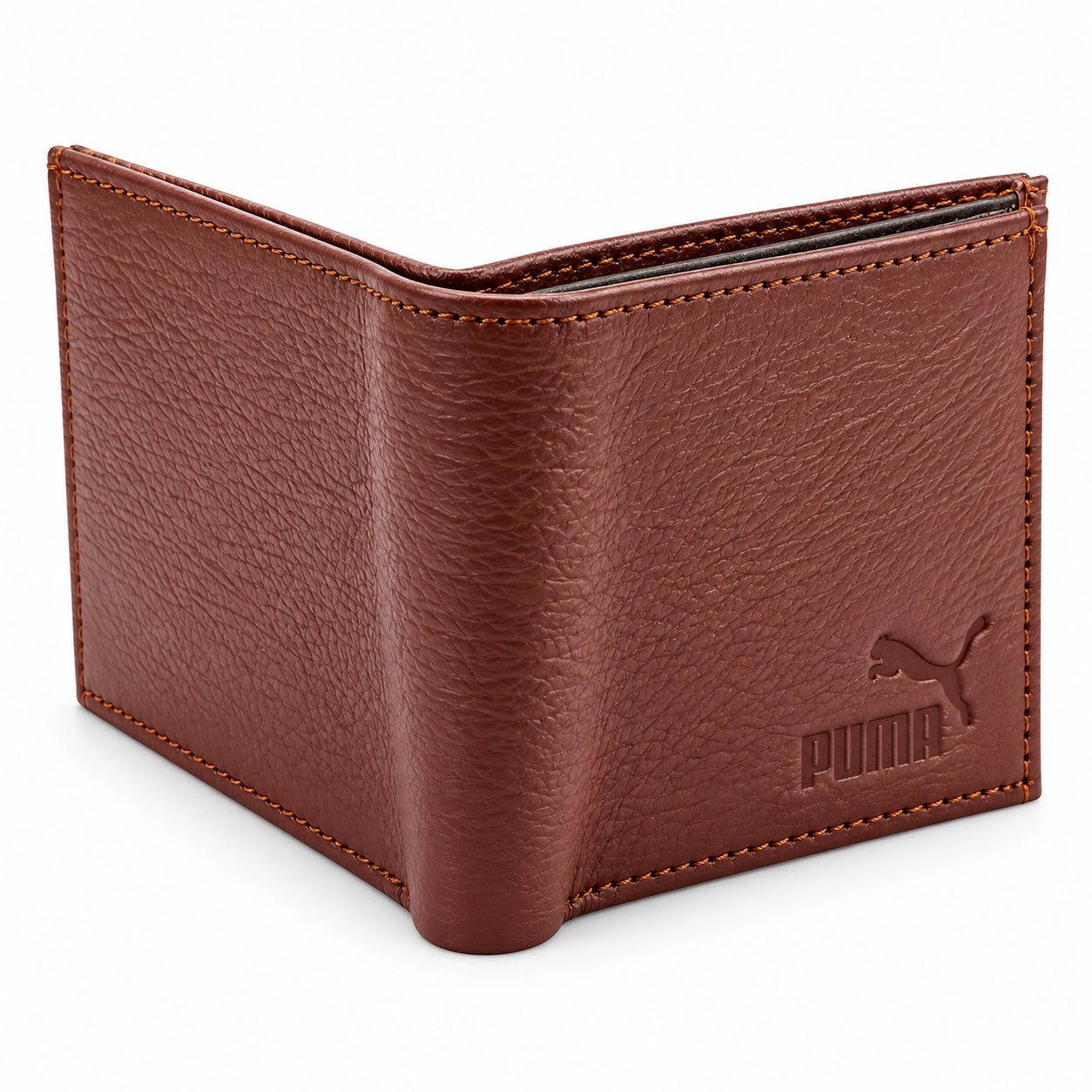Men’s Premium Burgundy Bifold Wallet | Textured Finish | Multiple Card Slots & Cash Compartment | Slim Compact Wallet for Daily Use, Office, Travel & Gifting - Image 4